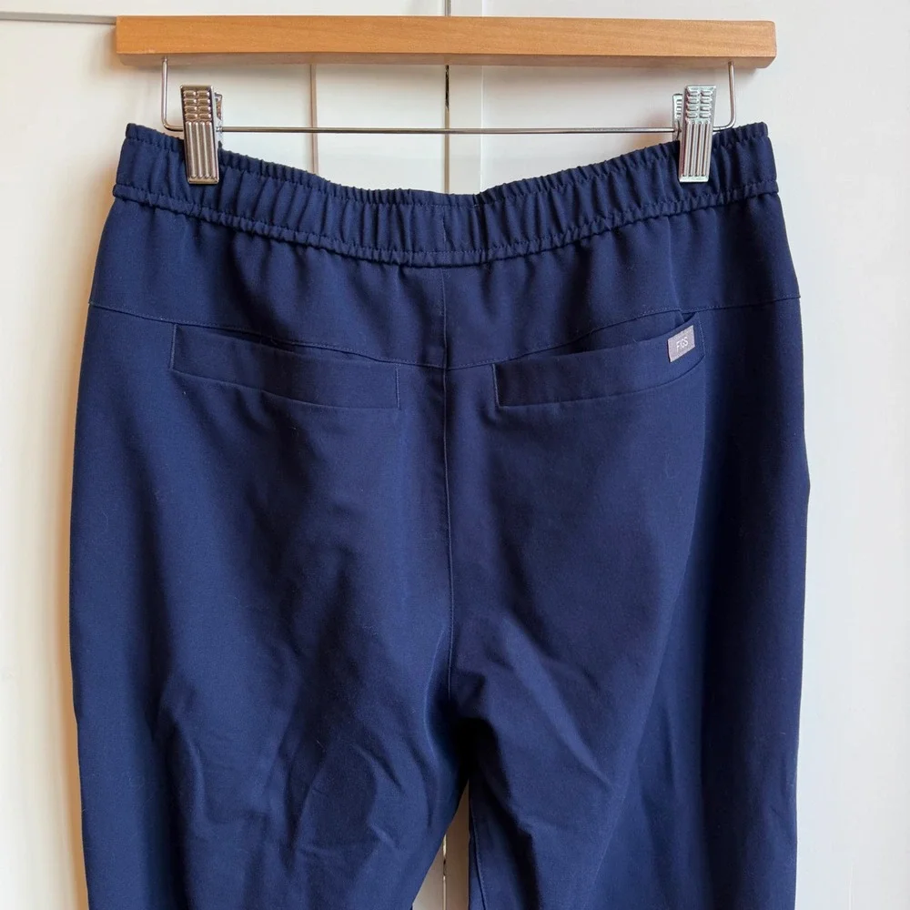 FIGS Tansen Jogger Scrub Pants Men's‎ Small Navy Blue Drawstring Cuffs MXXSW2004